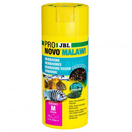 Hrana pesti acvariu JBL ProNovo MALAWI GRANO M 250 ml CLICK