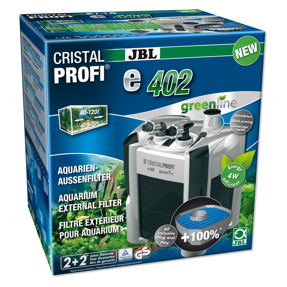 Filtru extern acvariu JBL Cristal Profi e402 Greenline 40-120 l